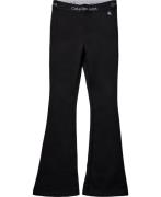 Calvin Klein Flare Trousers With Logo Str 14 år - Beh Bukser Viskose h...