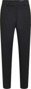 Selected Femme Slfritaria MW Cropped Pant Black N Kvinde Sort Bukser M...