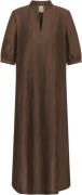 Heartmade ¤ Heliva Dress HM ¤ Kvinde Deep Brown Maxi Kjoler Str 40 - h...