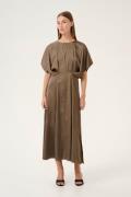 Karen by Simonsen Kbpeel Oline Dress Kvinde Walnut Maxi Kjoler Str 40 ...