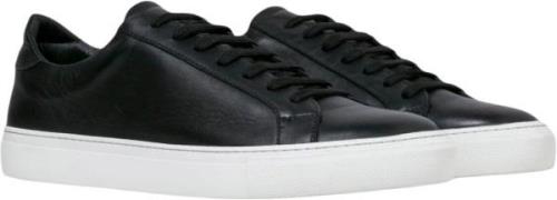 Garment Project Type Leather Mand Black Sneakers Str 40 - Polyester ho...