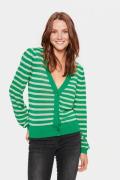 Saint Tropez Xausz LS Shimmer Cardigan Kvinde Jelly Bean Cardigans Reg...