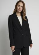 Bruun & Stengade BS Estelle Regular Fit Blazer Kvinde Sort Blazere Str...