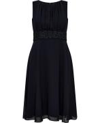 Christian Berg CK,wst Lace Tape Kvinde Night Blue Midi Kjoler Str 40 -...