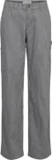 Sofie Schnoor Pants Str 8 år / 128 cm - Grey Striped Bukser hos Magasi...