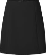 Selected Femme Slfrita MW Short Skirt Black Noos Kvinde Sort Korte Ned...