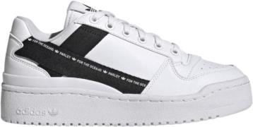 adidas Forum Bold Kvinde White Sneakers Str 36 2/3 - Læder hos Magasin