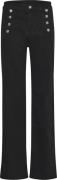 Sorbet Sbyazmin BLK Pant Kvinde Black Bukser Med Lige Ben Str L - hos ...