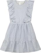 The New Tnkai S_ L Dress Str 134-140 cm/9-10 år - Blue Fog Kjoler Bomu...