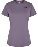 The North Face W S/S Simple Dome TEE Lunar Slate Kvinde Lunar Slate Ko...