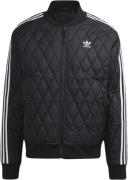 adidas Classic Quilted sst Track Jacket Mand Sort Overgangsjakker Str ...