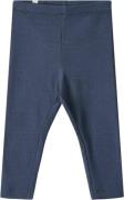 Wheat Rib Leggings Maddy Str 2 år / 92 cm - Blue Waves Leggings Bomuld...