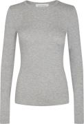 Sofie Schnoor Tshirt Long-sleeve Str 8 år / 128 cm - Grå Langærmede T-...