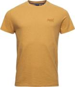 Superdry Vintage Logo EMB TEE Mand Ochre Marl Kortærmede T-shirts Str ...