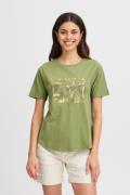 Fransa Fralli TEE 1 Kvinde Loden Green Kortærmede T-shirts Regular Fit...