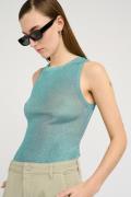 Gestuz Silvigz top Kvinde Clear Blue Tanktoppe Str L - hos Magasin