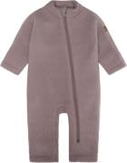 Mikk-Line Wool Baby Suit Str 92 - Twilight Mauve Køredragter Uld hos M...