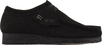 Clarks Originals Wallabee. Black Sde, D, 4 Kvinde Black Suede Snøresko...