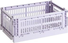 Hay HAY Colour Crate, Small Lavendel Str W17 X L26,5 X H10,5 - Kurve h...