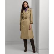 Lauren Ralph Lauren Cotton Blendbl DB W Ns44 Kvinde Birch Tan Trenchco...