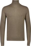 Lindbergh Ecovero Half zip L/S Knit Mand Dk Sand Mel Turtlenecks Str L...