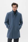 Matinique Harvey N Classic Wool Mand Dust Blue Frakker Regular Fit Str...