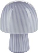 Cozy Living Funghi Table Lamp Stipes White/blue Str H: 27 cm Ø: 17 cm ...