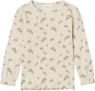 Lil' Atelier Nmfgio BIM LS Slim TOP LIL Str 92 - Birch/berries Toppe h...