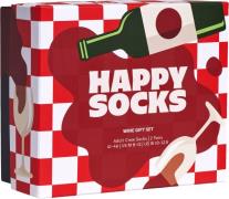 Happy Socks 2pack Wine Gift Set 41-46 - Ankelømper hos Magasin