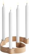 Ekta Living Belt 4 Candles, Nature Eg - Kronelysestager hos Magasin