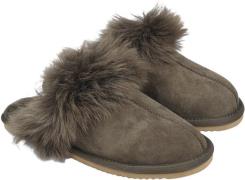 Lovelies Vigra Shearling Slippers Kvinde Army Hjemmesko Str 40 - Uld h...