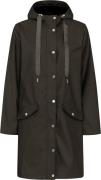 Micha Coat_ Rain Coat Kvinde Olivegreen Regnjakker Str 40 - hos Magasi...