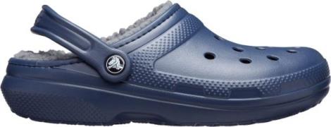 Crocs Classic Lined Clog Navy/char Kvinde Navy/charcoal Slip-ins Str 4...