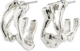 Pilgrim Fotini Recycled Hoop Earrings Silverplated one size - Creoler ...