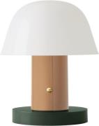 &Tradition Setago Jh27 Table Lamp Nude/forest Str H 22cm Ø 23cm - Bord...