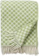 Klippan Uldplaid Gotland dot Green 0008 Str 130 x 200cm - Plaider hos ...