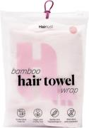 Hairlust Bamboo Hair Towel Wrap, Pink Lyserød Str 1 stk - Håndklæder B...