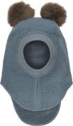 Huttelihut Balaclava Wool Alpaca Pompoms 48\0-12M - Elefanthuer Merino...