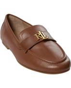 Lauren Ralph Lauren Burnished Calfaveri Iii-fl-lfr Kvinde Deep Saddle ...