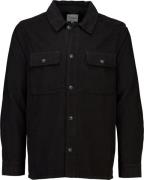 Lindbergh Corduroy Overshirt Mand Sort Overshirts Str L - hos Magasin