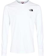 The North Face M L/S RED BOX TEE EU TNF White/tn Mand Hvid Langærmede ...