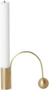 ferm LIVING Balance Lysestage Brass Str ACCESSORIES - Kronelysestager ...