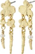 Pilgrim Zhuri Recycled Earrings Goldplated one size - Ørestikker hos M...