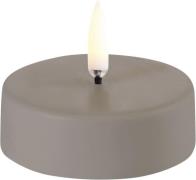 Uyuni LED Tealight Maxi, Sandstone wax, Smooth, 6,1x2,2 cm Sand - Led ...