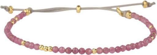 BeChristensen Cirkel Bracelet Rose Tormaline Gold One Size - Perlearmb...