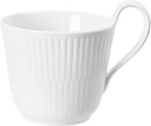 Royal Copenhagen White Fluted High Handle Cup 24cl Hvid - Kopper Med H...