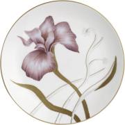 Royal Copenhagen Flora Tallerken Iris 19 cm Hvid Str 19 cm - Kage & De...