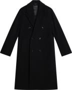 J. Lindeberg Willy Wool Coat Mand Sort Frakker Str 46 - hos Magasin