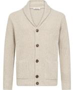 Manifattura Cardigan Mand Hvid Cardigans Str L - Merino Uld hos Magasi...