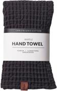 Humdakin Waffle Hand Towels Sort - Viskestykker Bomuld hos Magasin